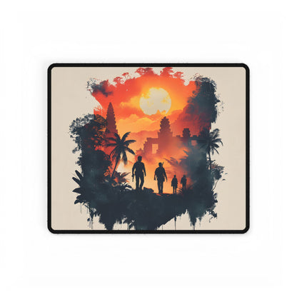 Nathan Drake's Adventure: Minimalist Illustration - Desk Mat