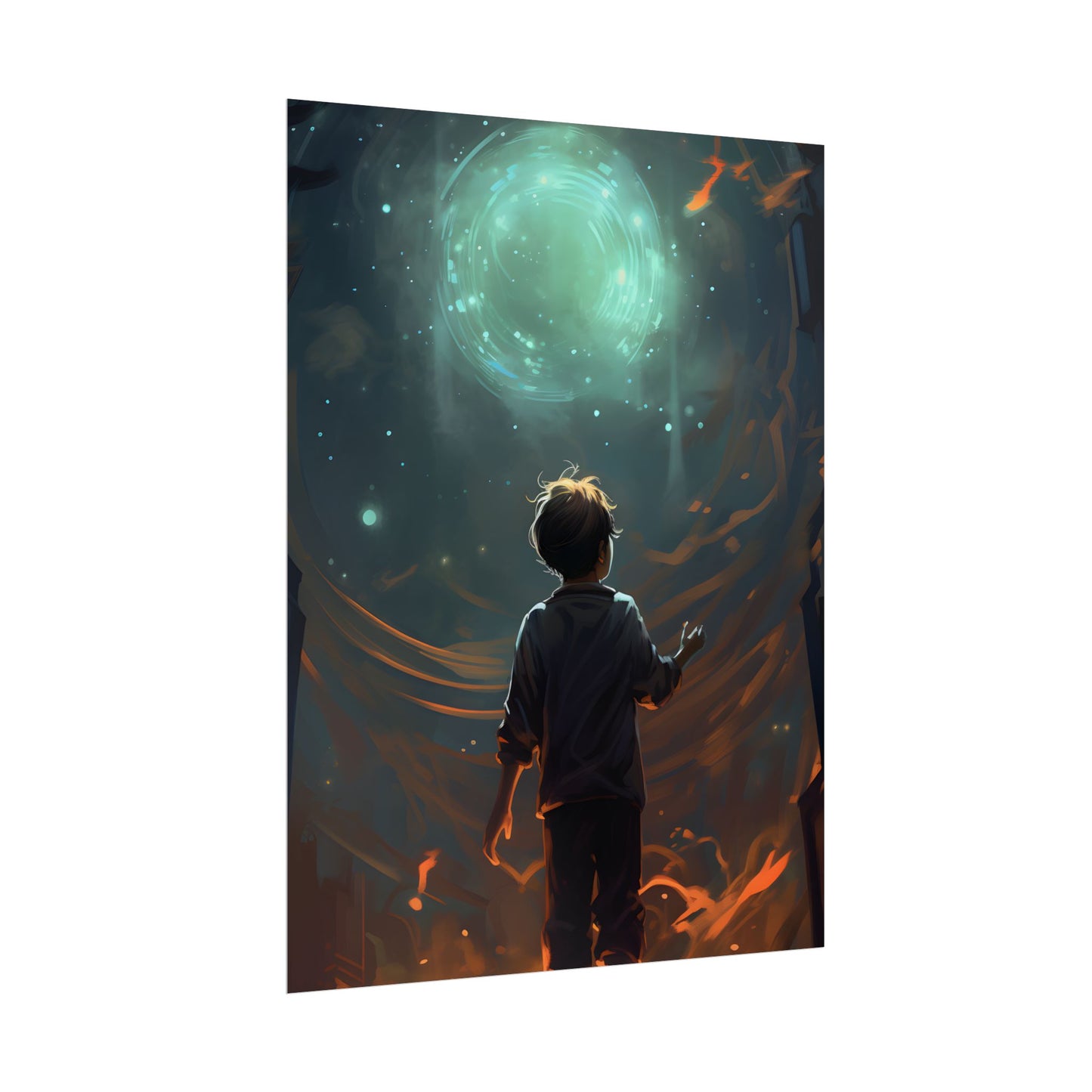 Mobile Life: A Moment in Time - Digital Art - Poster