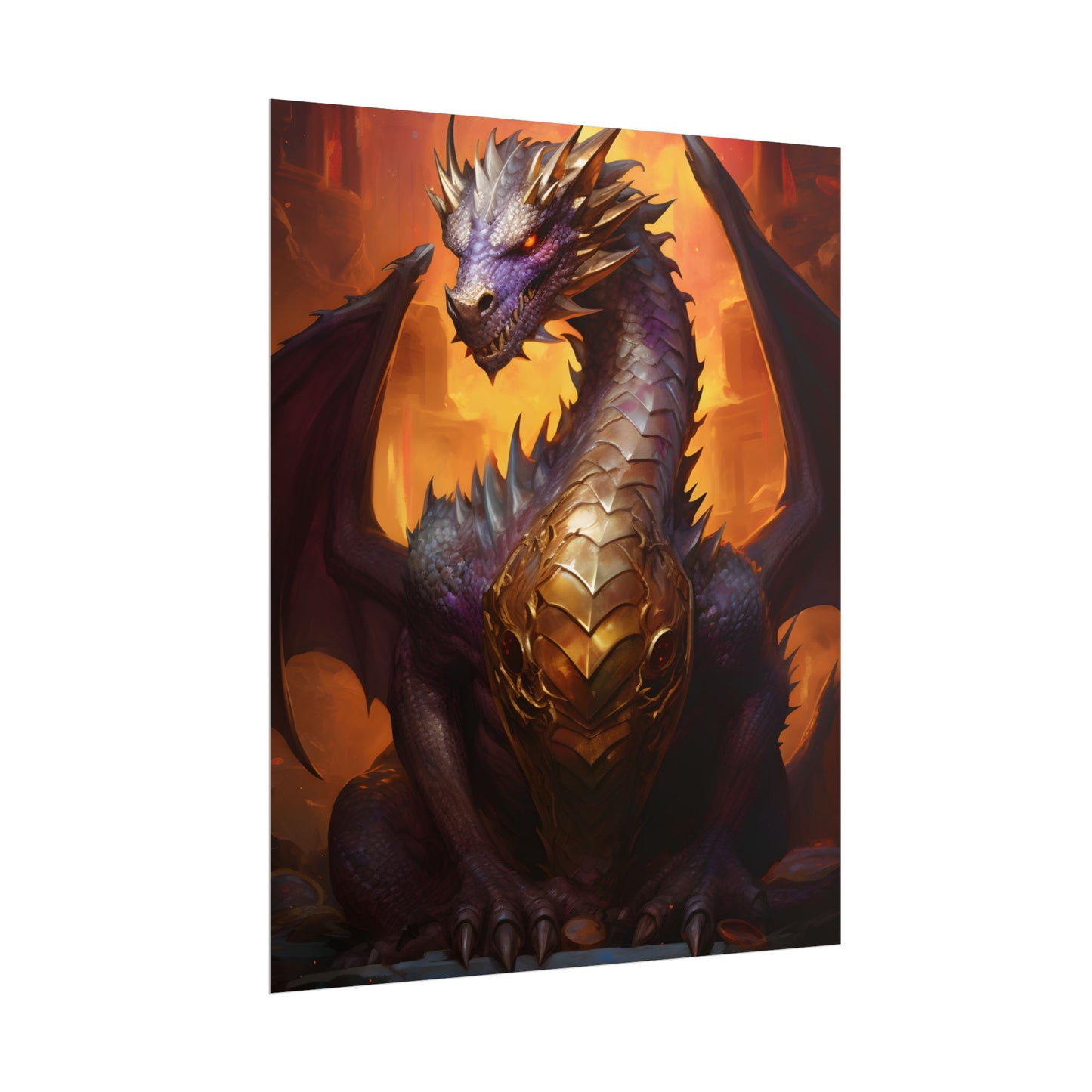 Fantasy Dragon's Treasure: Majestic Guardian - Poster