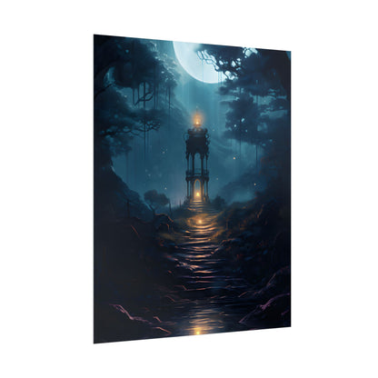 Close-Up Metallic Product: Smooth Cylindrical Device - Poster