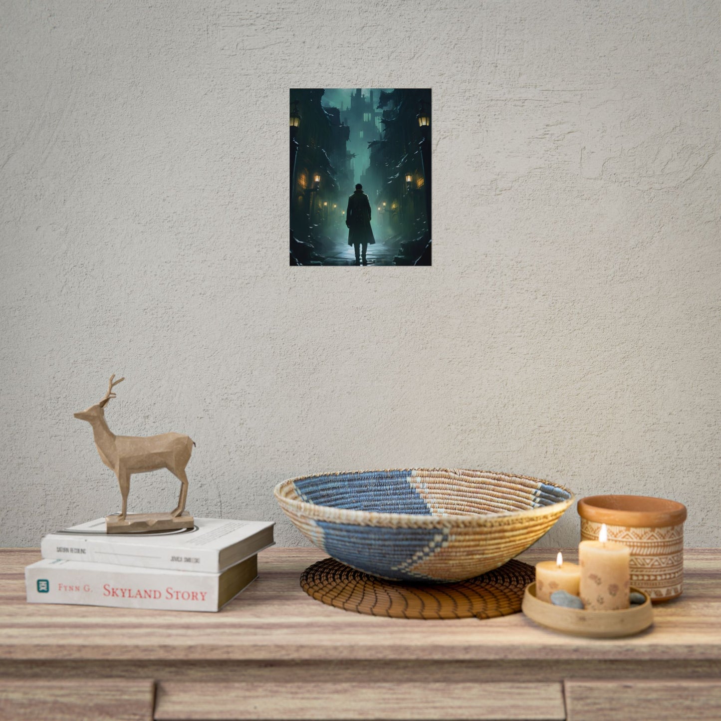Urban Noir Detective: Mystery Solving Artwork - Poster