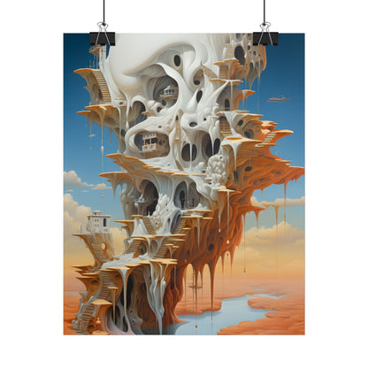 Surreal Dream World: Psychedelic Dreamscape Art - Poster