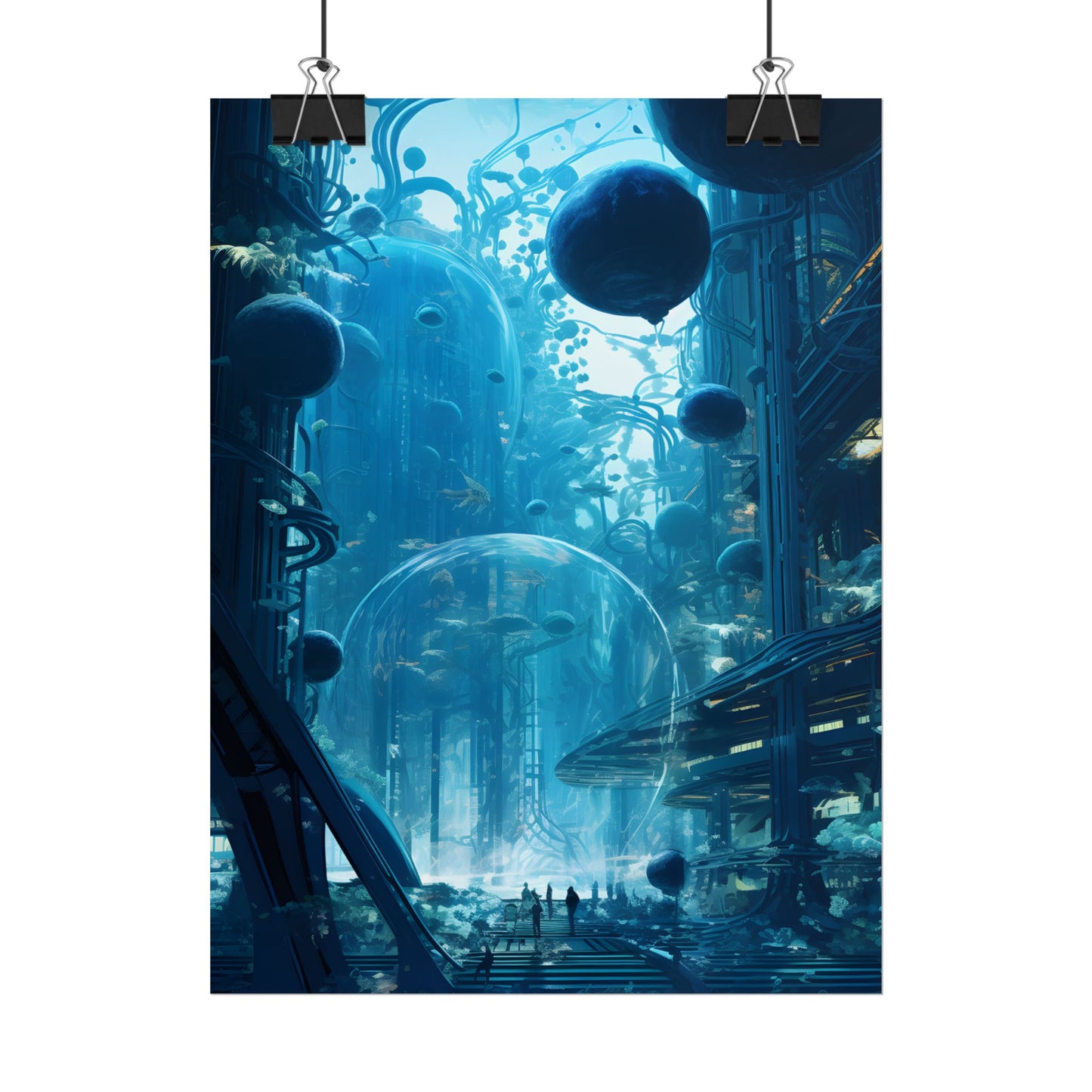 Underwater City of the Future: Sustainable Living in Harmony with Nature - Poster