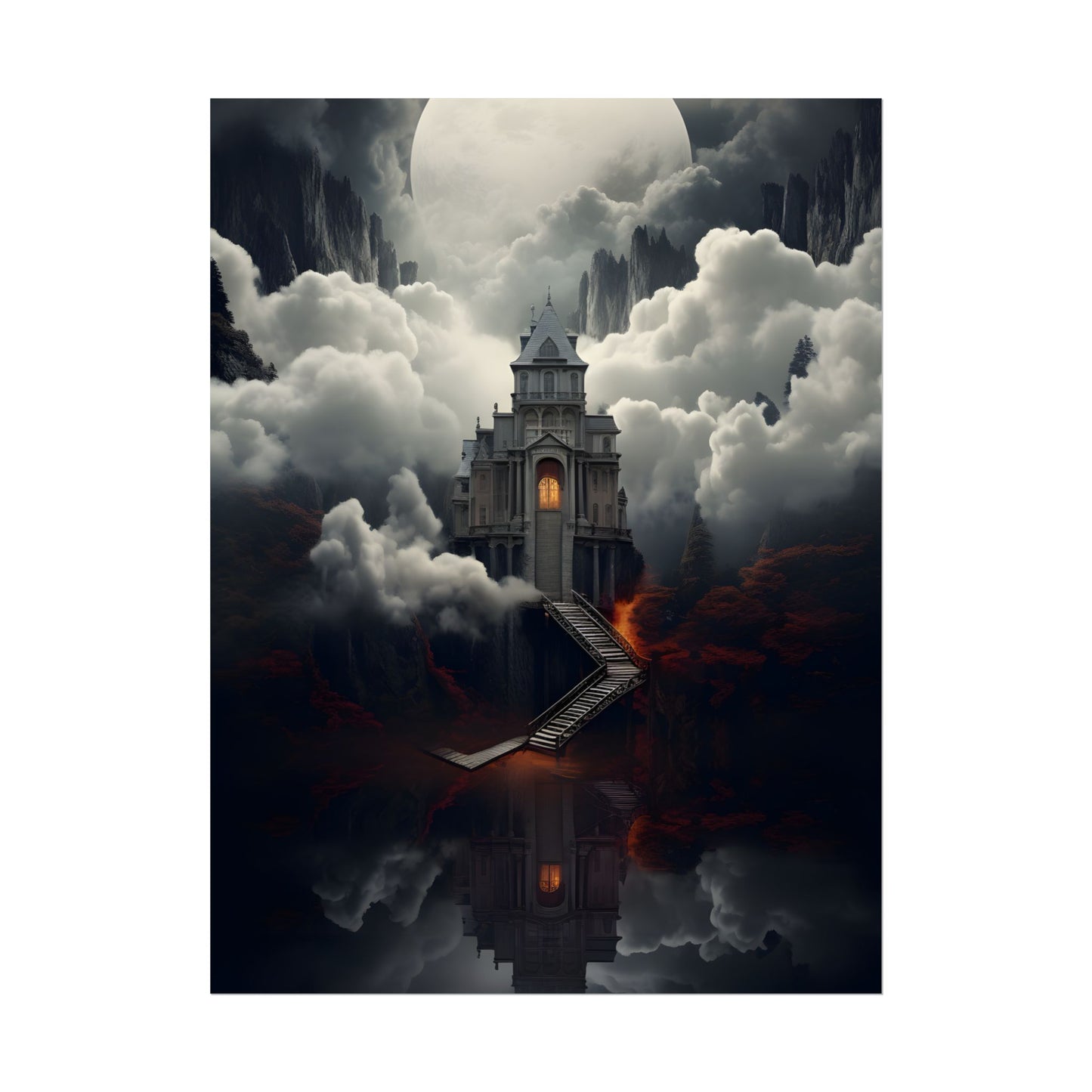 Handheld Message: Personal Artwork in a Small Oval Frame - Poster