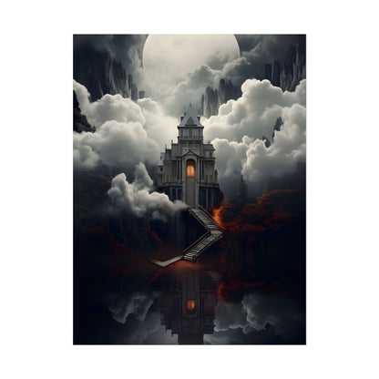 Handheld Message: Personal Artwork in a Small Oval Frame - Poster