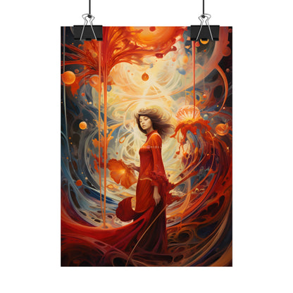 Stellar Gallery: Cosmic Abstract Art Collection - Poster