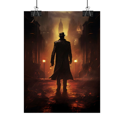 Urban Fantasy Detective: Mystery Graphic Novel Artwork - Poster