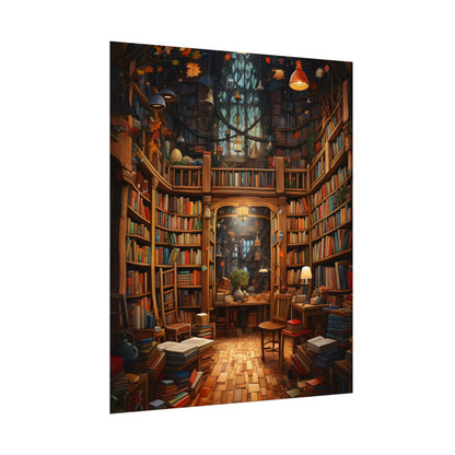 Charming Magical Bookshop: Cozy Book Lover's Paradise - Poster