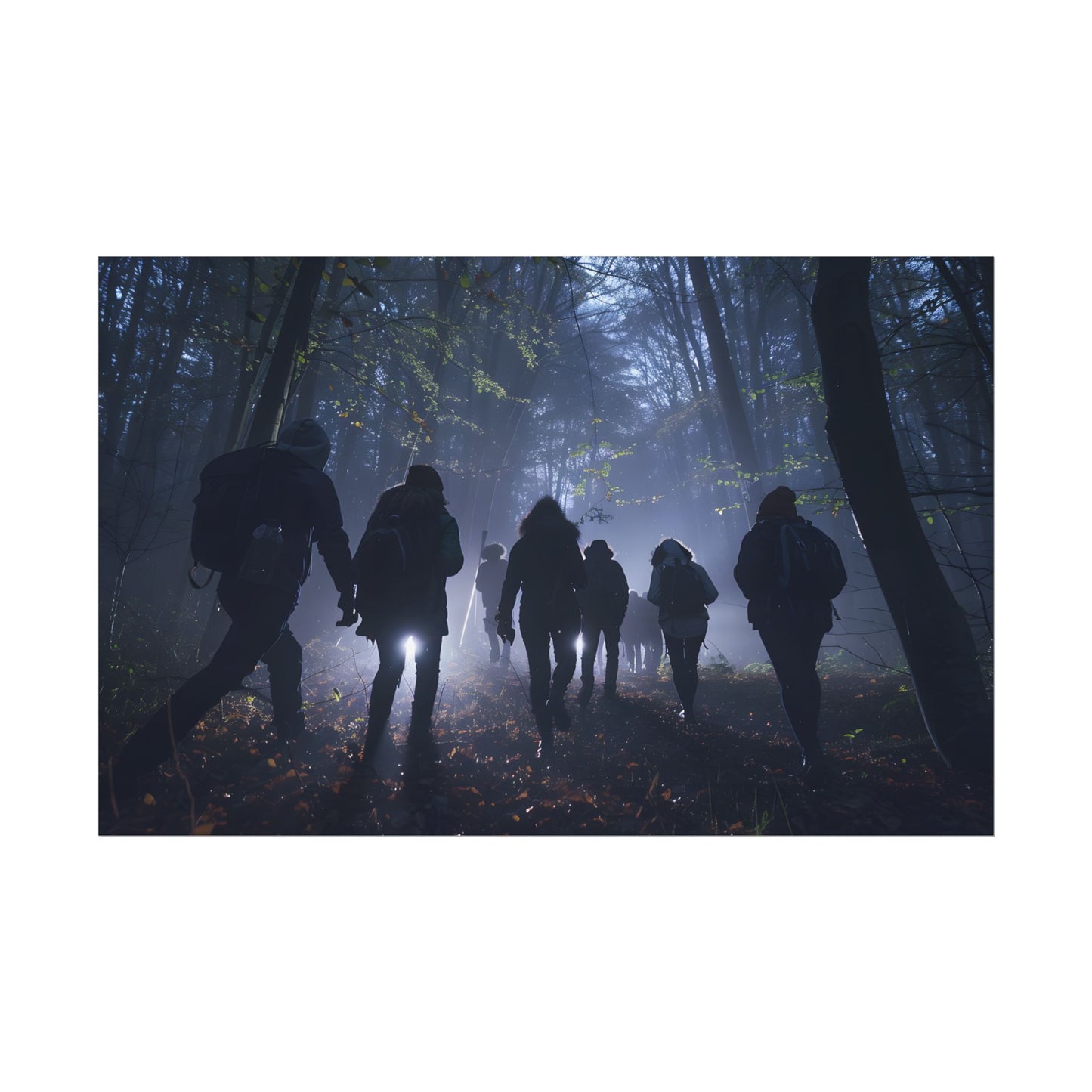 Mysterious Forest Adventure: Exploring with Courage - Poster