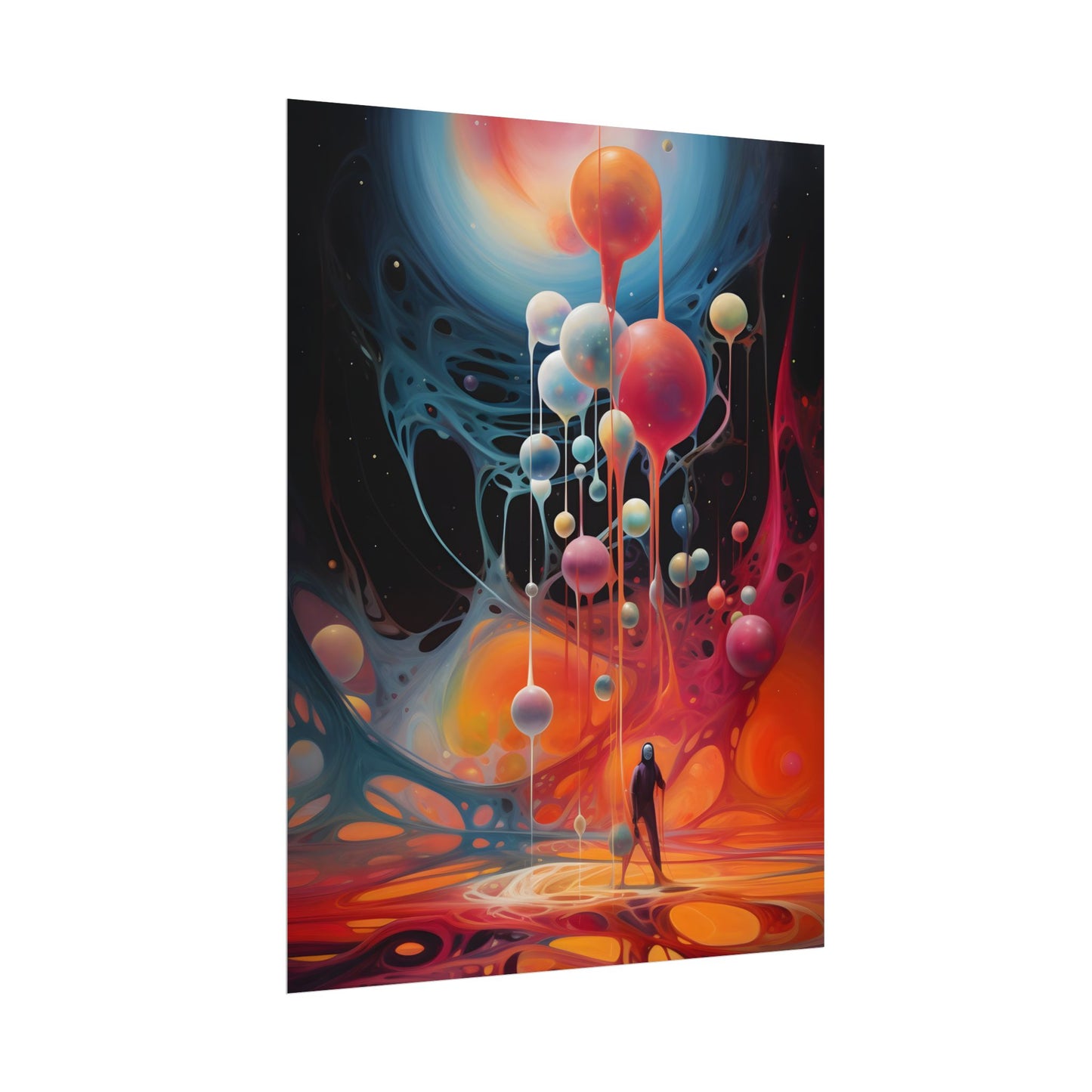 Cosmic Art Gallery: Enchanting Celestial Realm - Poster