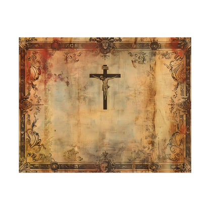 Vintage Biblical Art Print: A Historical Scene - Poster