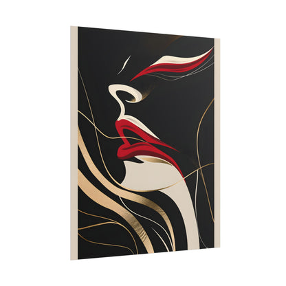 Elegant Art Nouveau Peacock: Timeless Vintage Beauty - Poster