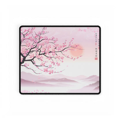Cherry Blossom Beauty: Japanese Nature Art - Desk Mat
