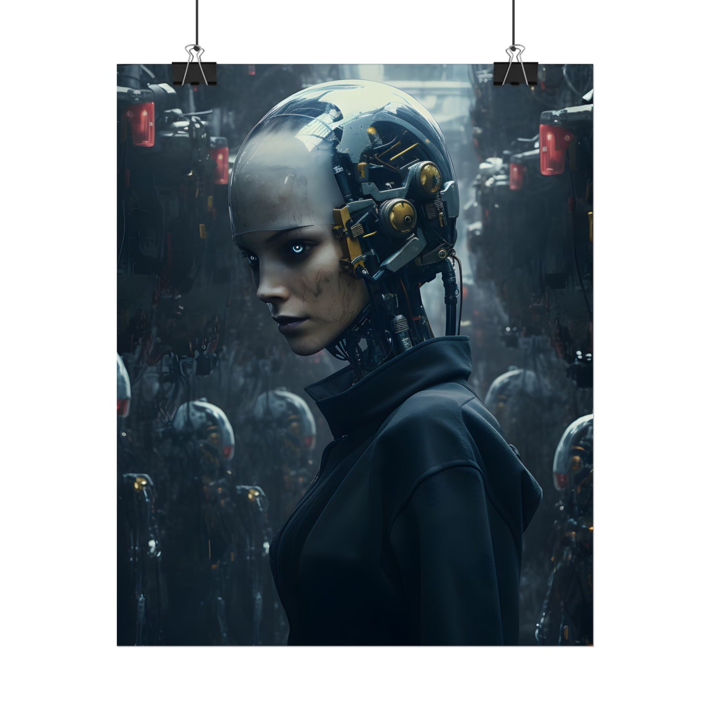 A group of charismatic thieves pull off a daring robotic art heist - Action - Poster