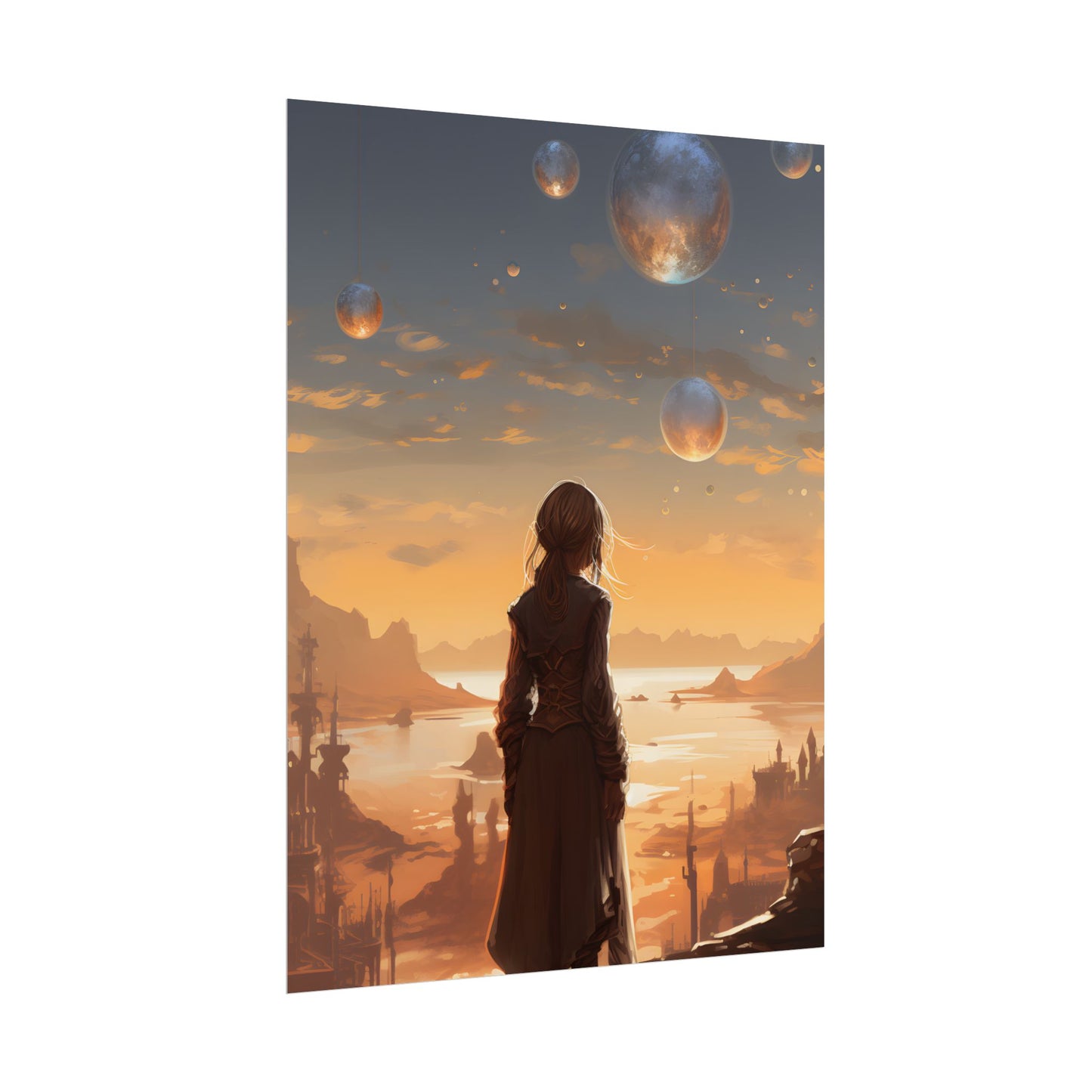 Casual Selfie: Reflection Artwork - Poster