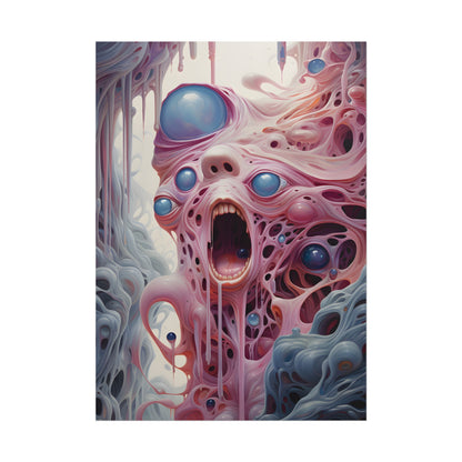 Fabric of Reality: Vibrant Portals and Rifts Artwork - Poster