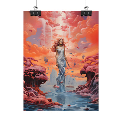 Immersive Dreamscape: A Surreal Journey through Psychedelic Art - Poster