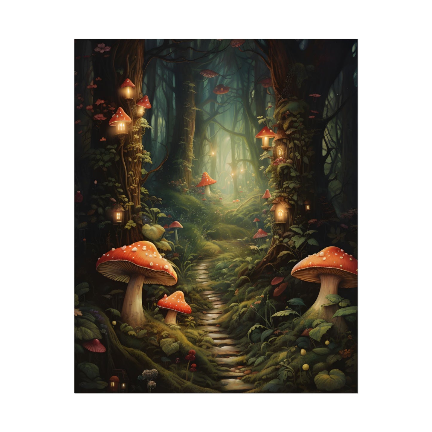 Enchanted Forest: A Whimsical Fairy Tale World of Six Brothers - Poster