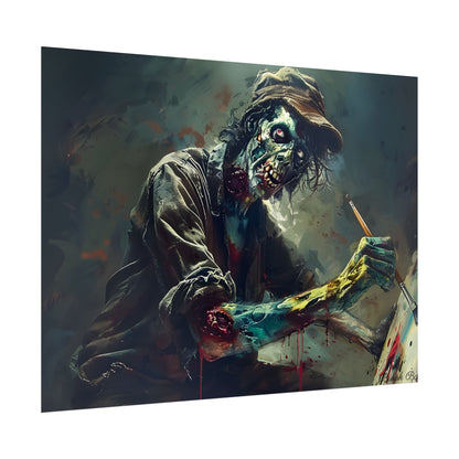 Zombie Horror Original Art: Original Artwork - Poster
