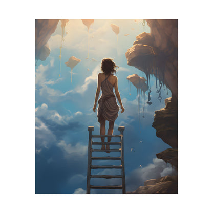 Casual Moment: Person Outdoor Portrait - Poster