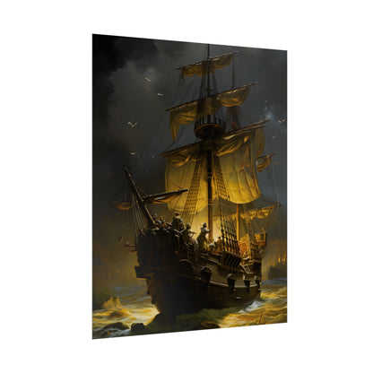 Time-Traveling Pirates: Swashbucklers on a Mission - Artwork - Poster