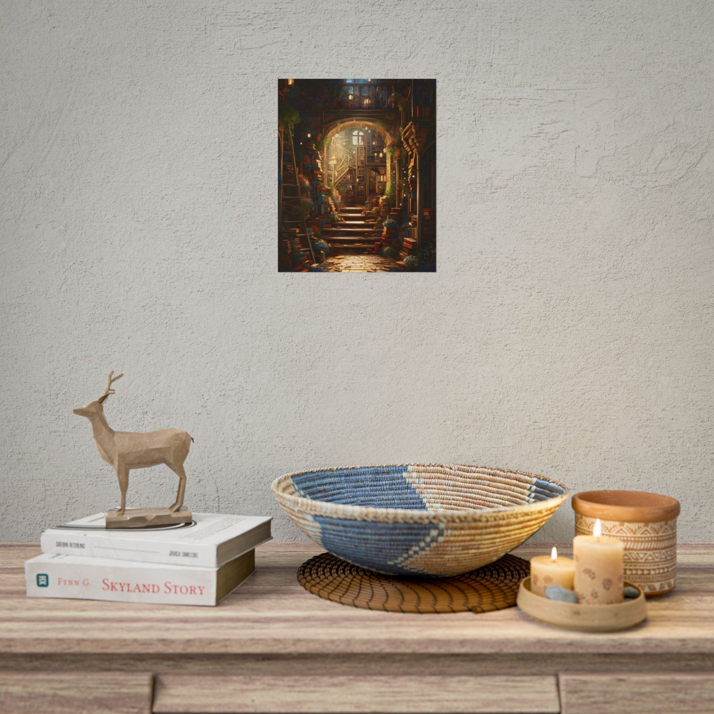 Magical Bookshop: Cozy Artwork of a Charming Bookshop - Poster