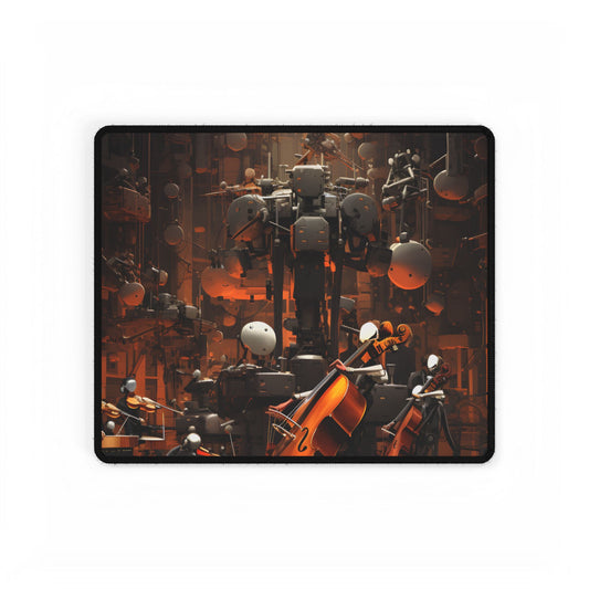6 Sentient Robot Musicians: A Symphony of Artistic Expression - Desk Mat