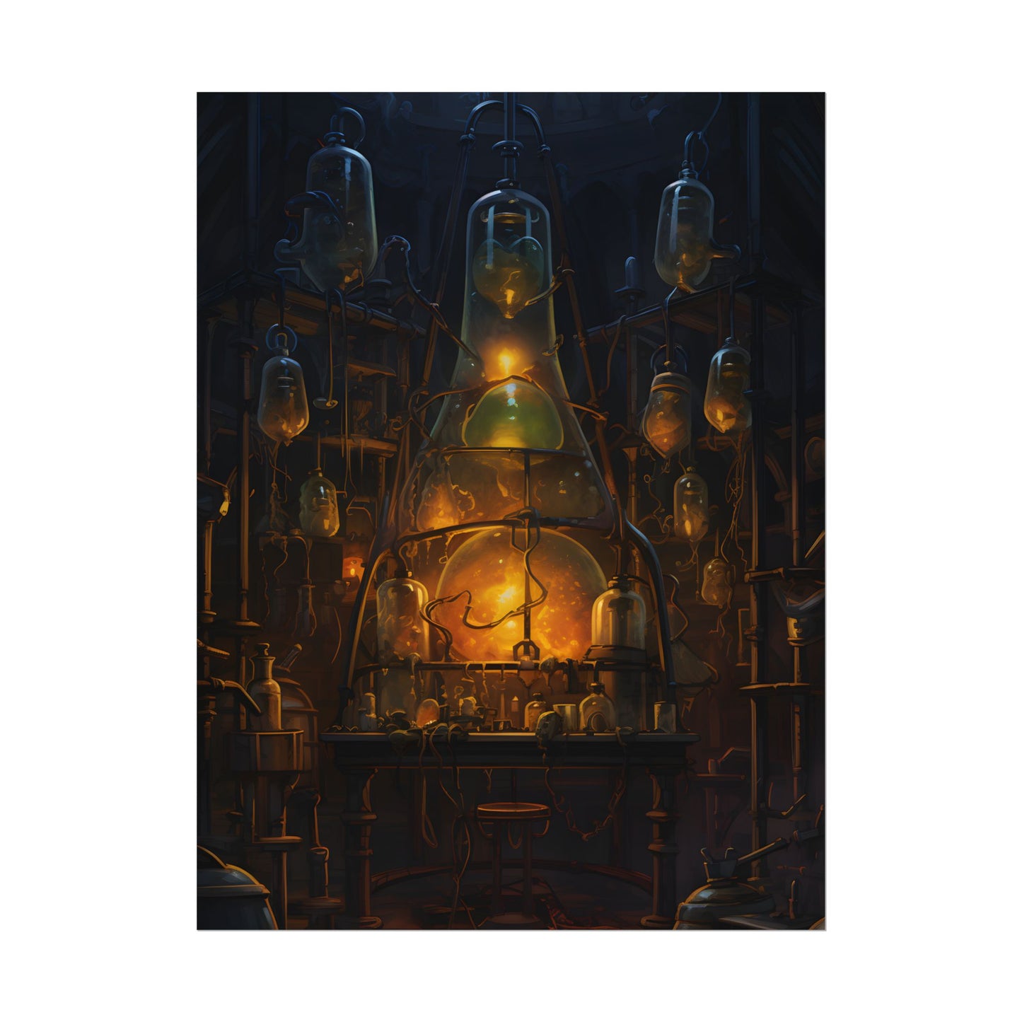Mysterious Lab: Scientific Secrets in Darkness - Poster
