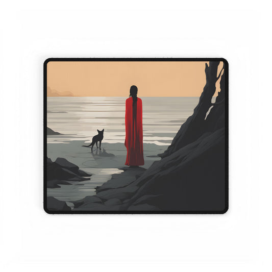 Peaceful Hands: Simple Sign Artwork - Desk Mat
