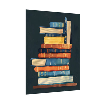 Custom Book Art: Literary Illustration - Poster
