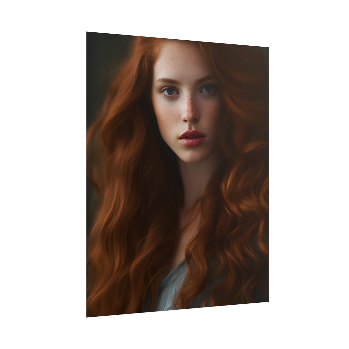 Redheaded Woman: Natural Beauty - Poster