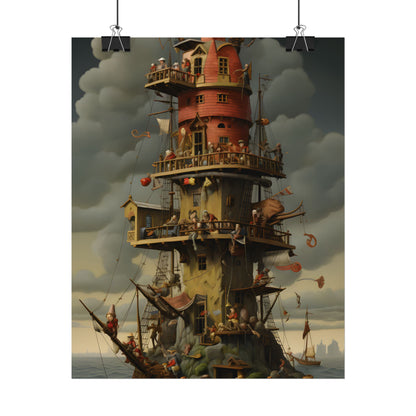 Swashbuckling Time Travelers: A Crew of Pirate Adventurers - Poster