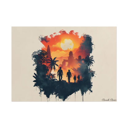 Nathan Drake's Adventure: Minimalist Illustration - Poster