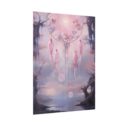 Ethereal Dreamcatcher Realm: Surreal Dreamscape Art - Poster