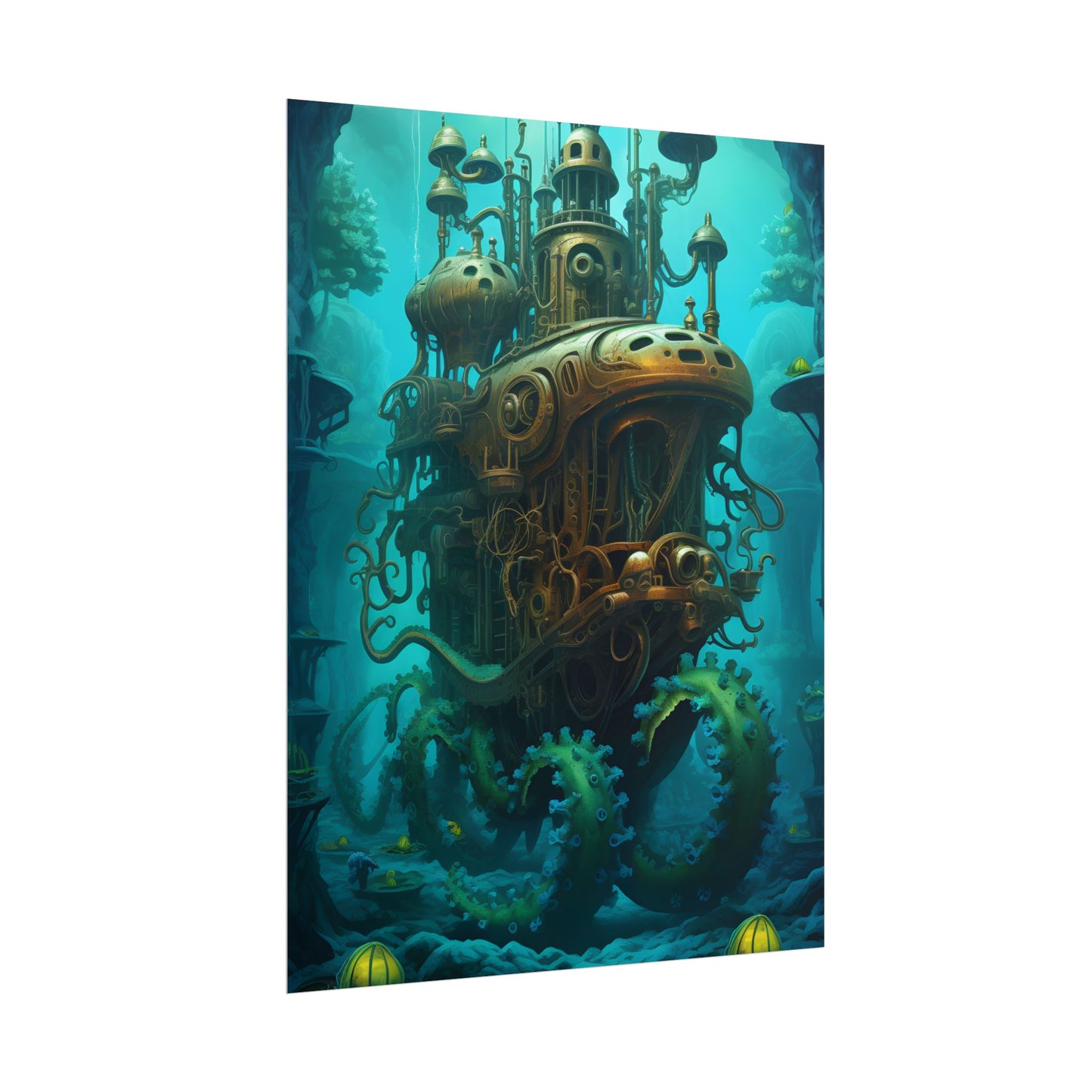 Steampunk Underwater Adventure: Dive into Discovery - Poster