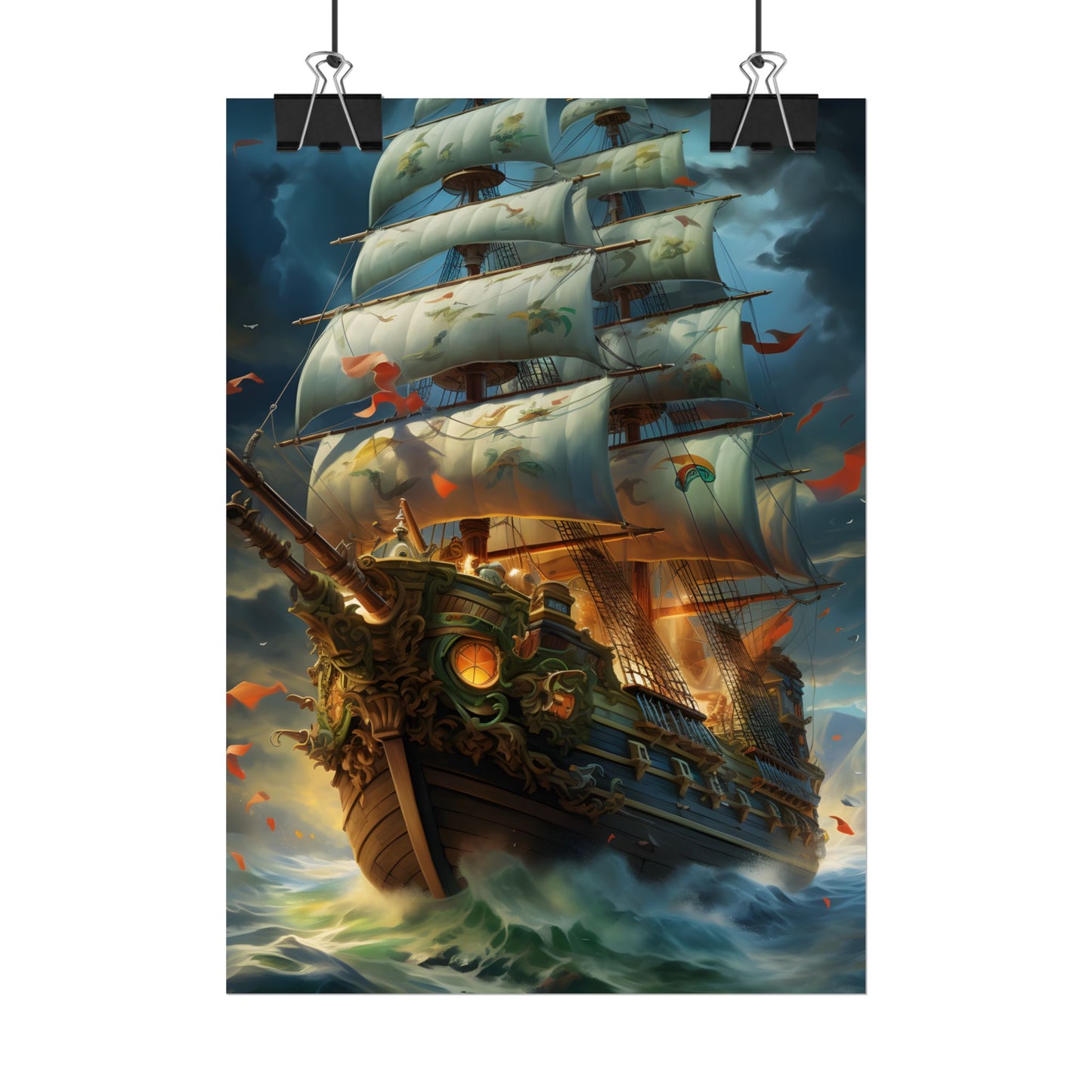 Time-Traveling Sailors: Pirate Crew Adventure Artwork - Poster