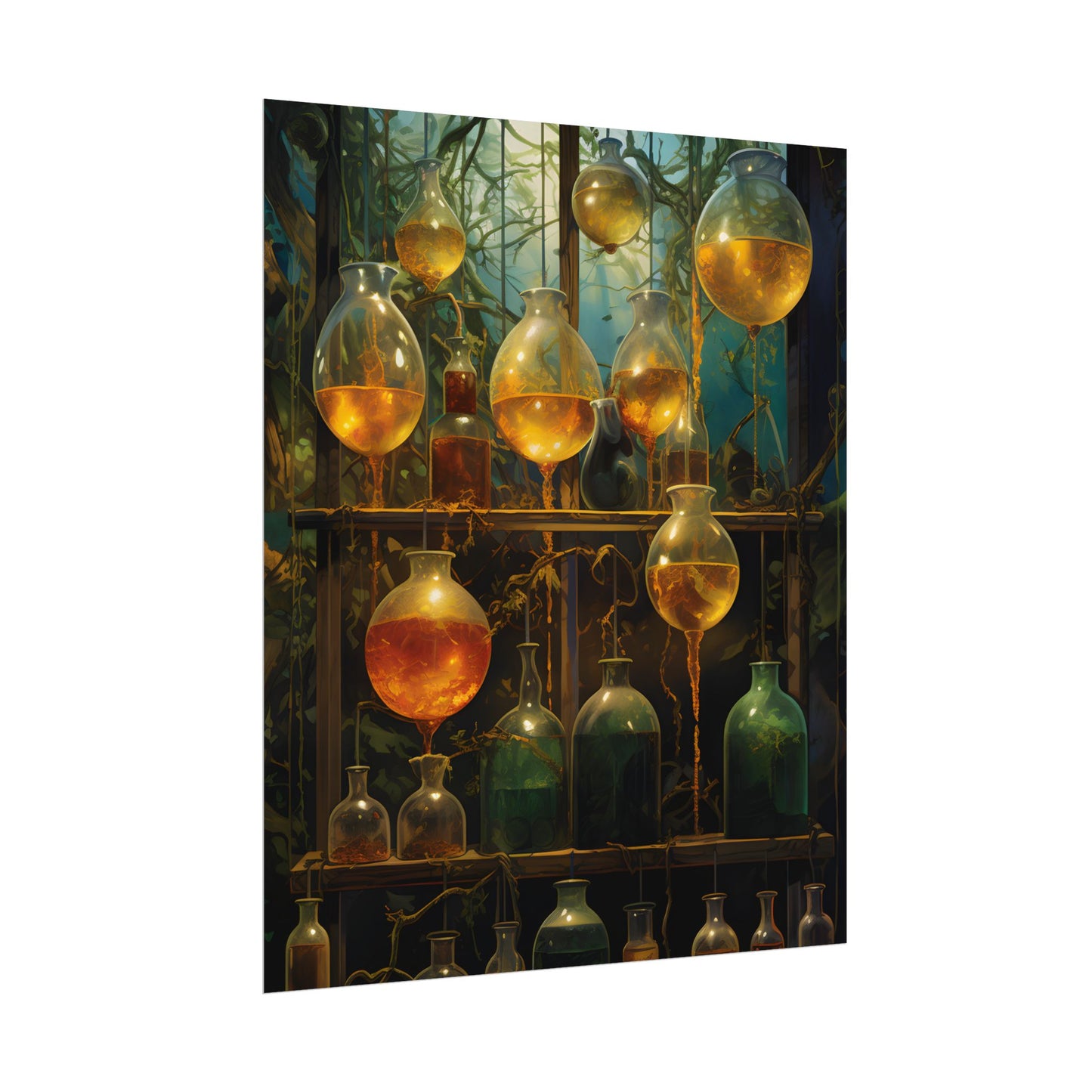 Vigors and Plasmids: Mysterious Lab Equipment Artwork - Poster