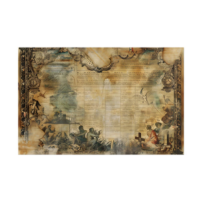 Vintage Biblical Scene: Medieval Art Poster - Poster