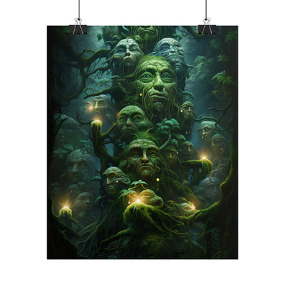 Mystical Ancient Forest Guardians: Natural Artwork - Poster