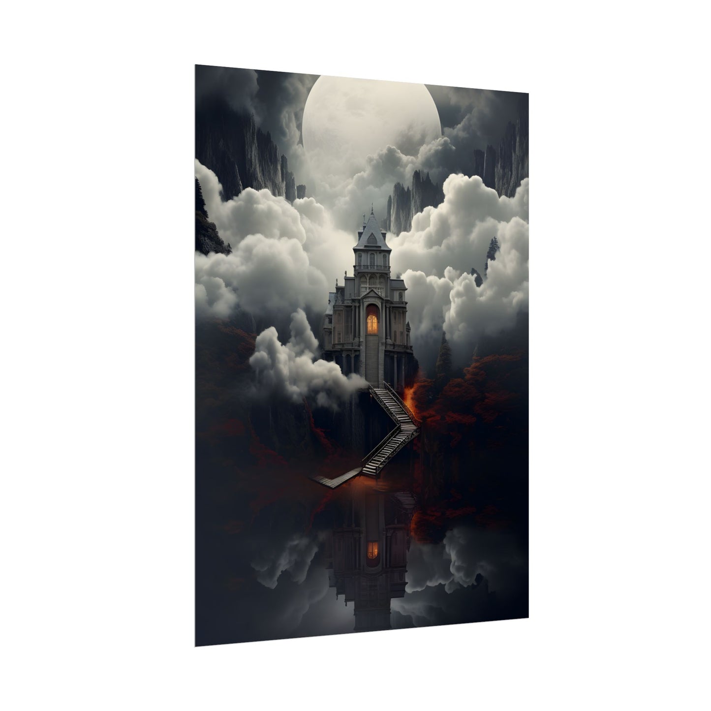 Handheld Message: Personal Artwork in a Small Oval Frame - Poster