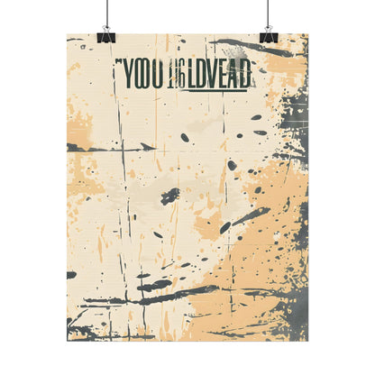 Vintage Distressed Batch 1: A Nostalgic Poster Artwork - Poster