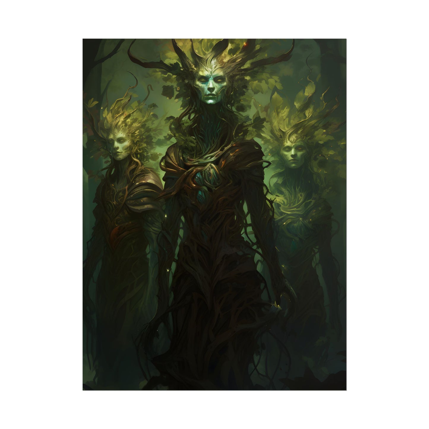 Mystical Forest Guardians: Ancient Tree Spirits Awaken - Poster