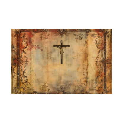 Vintage Biblical Art Print: A Historical Scene - Poster