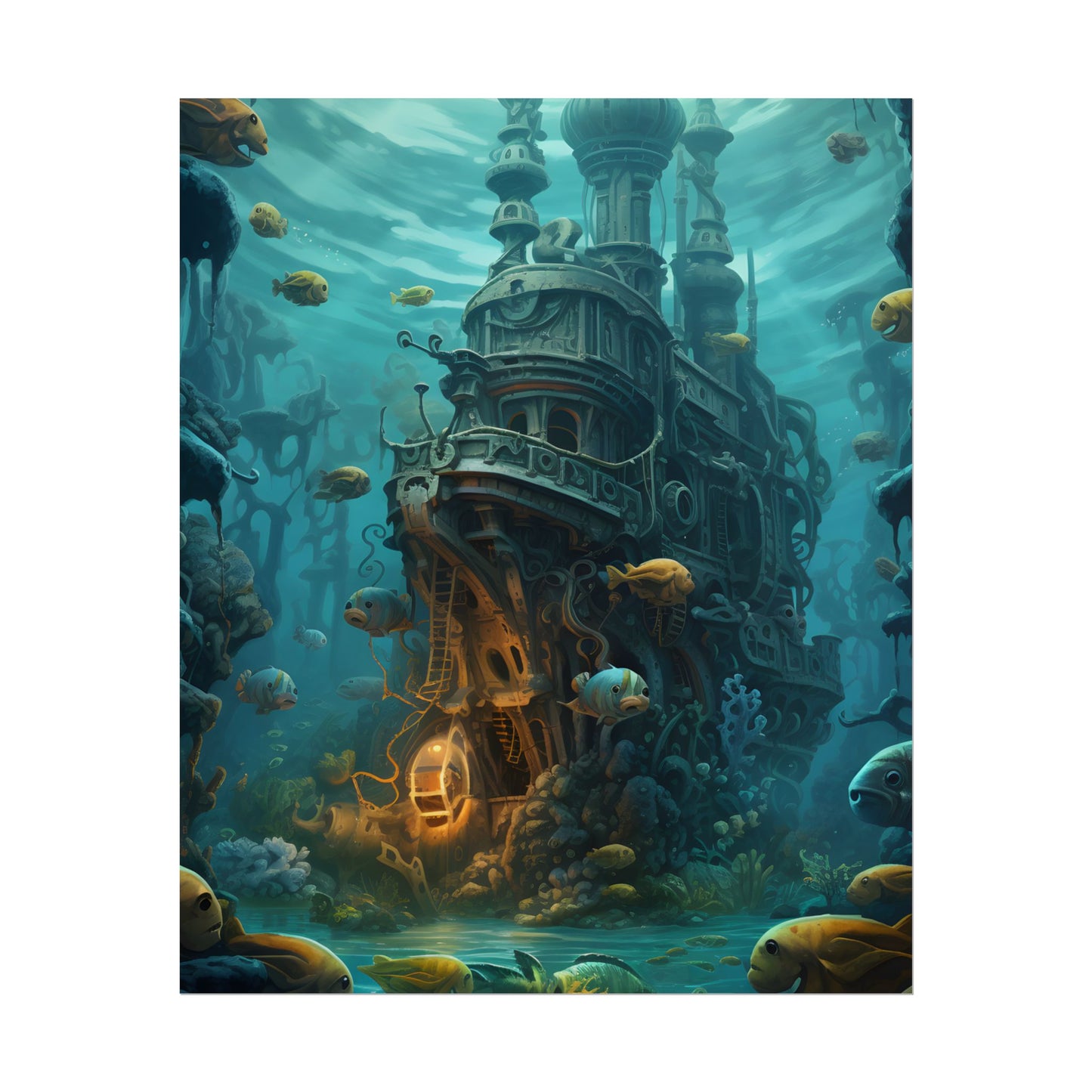 Steampunk Underwater Adventure: Captain Nemos Quest - Poster