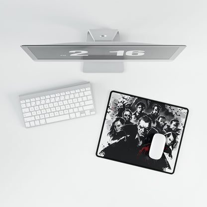 Mischievous Vampires: Dark Digital Artwork with Charismatic Leader - Desk Mat