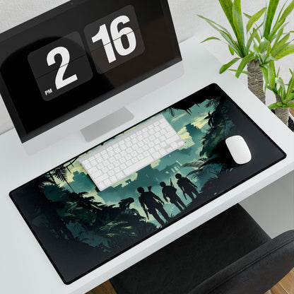 Adventurous Pair: Heroes by Side - Desk Mat