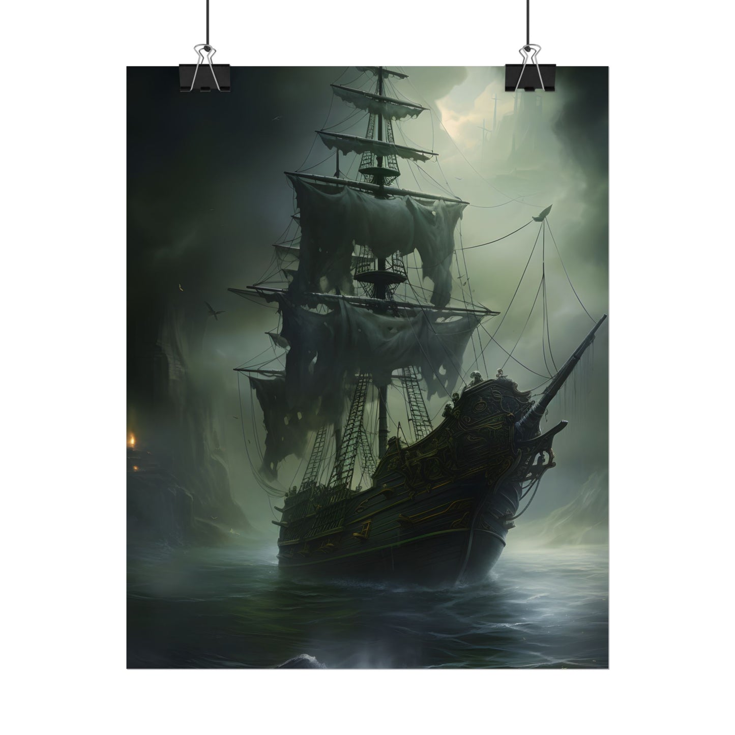 Pirate Ghost Ship: Sailing Through the Ocean - Poster