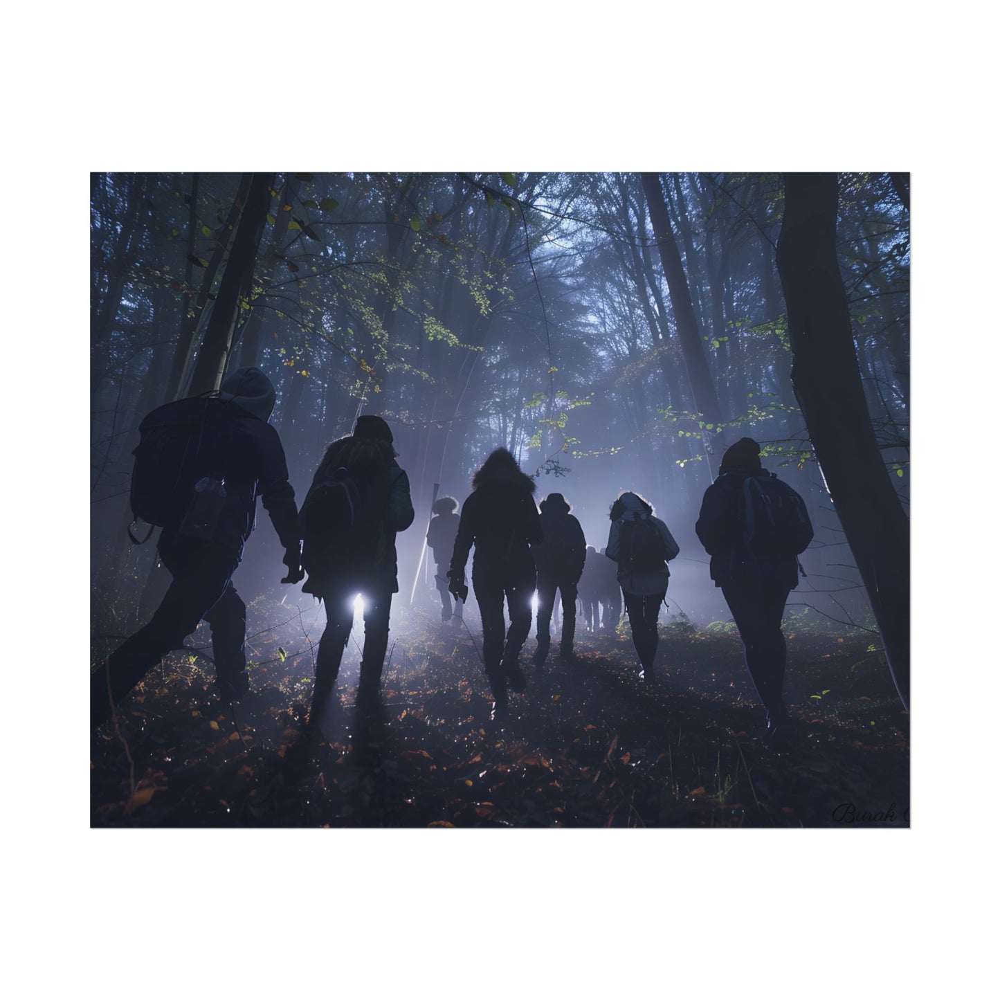 Mysterious Forest Adventure: Exploring with Courage - Poster