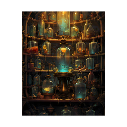 Lab Curiosities: Mysterious Research Space Artwork - Poster