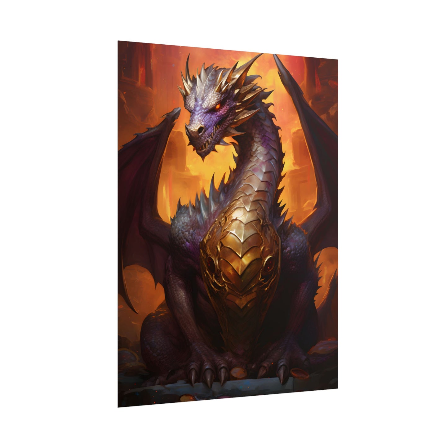 Fantasy Dragon's Treasure: Majestic Guardian - Poster